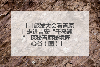 「旅发大会看青原」走进吉安“千岛湖” 探秘青原秘境匠心谷（图）
