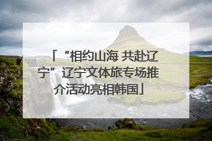 “相约山海 共赴辽宁”辽宁文体旅专场推介活动亮相韩国