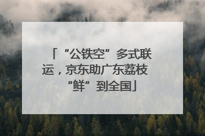 “公铁空”多式联运，京东助广东荔枝“鲜”到全国