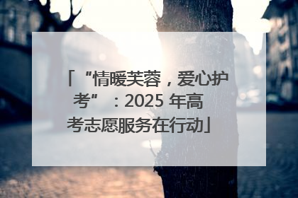 “情暖芙蓉，爱心护考”：2025 年高考志愿服务在行动