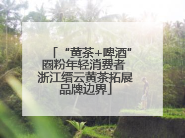 “黄茶+啤酒”圈粉年轻消费者 浙江缙云黄茶拓展品牌边界