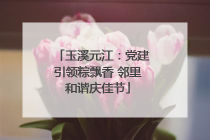 玉溪元江：党建引领粽飘香 邻里和谐庆佳节