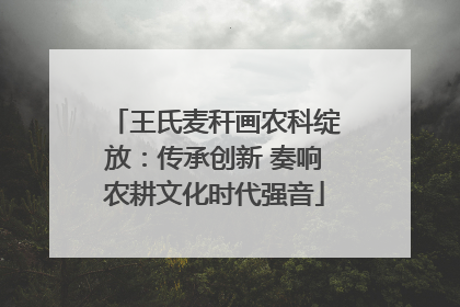 王氏麦秆画农科绽放：传承创新 奏响农耕文化时代强音
