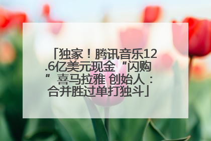 独家！腾讯音乐12.6亿美元现金“闪购”喜马拉雅 创始人：合并胜过单打独斗
