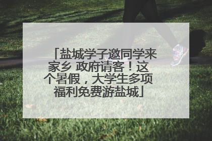 盐城学子邀同学来家乡 政府请客！这个暑假，大学生多项福利免费游盐城