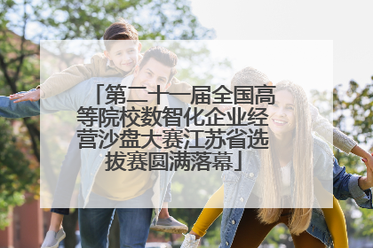 第二十一届全国高等院校数智化企业经营沙盘大赛江苏省选拔赛圆满落幕