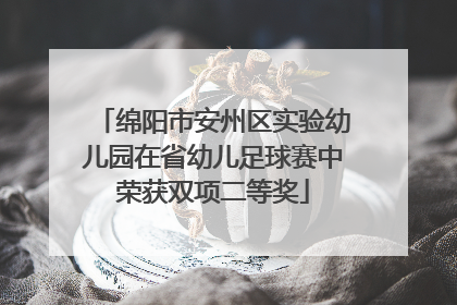 绵阳市安州区实验幼儿园在省幼儿足球赛中荣获双项二等奖