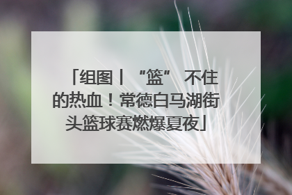 组图丨“篮” 不住的热血！常德白马湖街头篮球赛燃爆夏夜