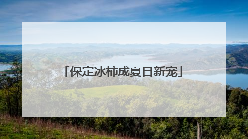 保定冰柿成夏日新宠