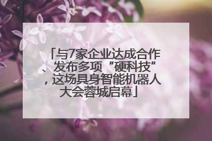 与7家企业达成合作、发布多项“硬科技”，这场具身智能机器人大会蓉城启幕