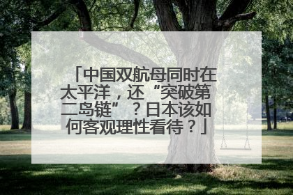 中国双航母同时在太平洋，还“突破第二岛链”？日本该如何客观理性看待？