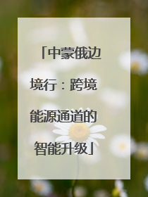 中蒙俄边境行：跨境能源通道的智能升级