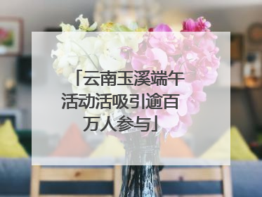 云南玉溪端午活动活吸引逾百万人参与