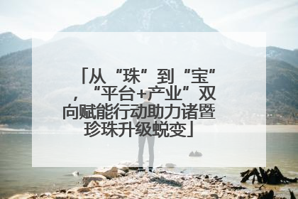从“珠”到“宝”，“平台+产业”双向赋能行动助力诸暨珍珠升级蜕变