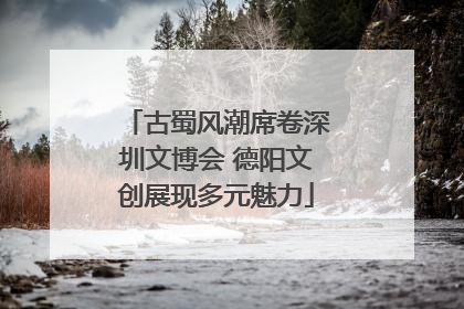 古蜀风潮席卷深圳文博会 德阳文创展现多元魅力