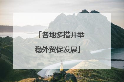 各地多措并举稳外贸促发展