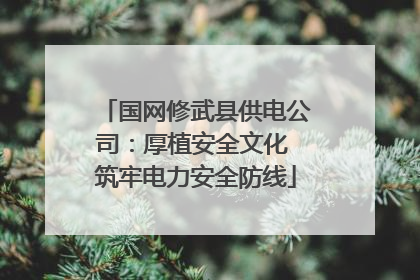 国网修武县供电公司：厚植安全文化 筑牢电力安全防线