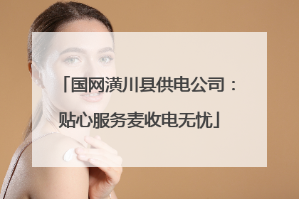 国网潢川县供电公司：贴心服务麦收电无忧