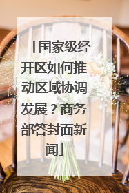 国家级经开区如何推动区域协调发展？商务部答封面新闻
