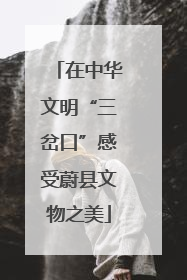 在中华文明“三岔口”感受蔚县文物之美