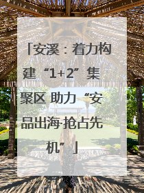 安溪：着力构建“1+2”集聚区 助力“安品出海·抢占先机”