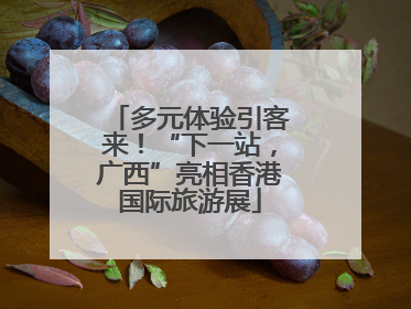 多元体验引客来！“下一站，广西”亮相香港国际旅游展