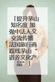 提升茅山知名度 加强中法人文交流传播 法国旅行商踩线茅山“道养文化产品”