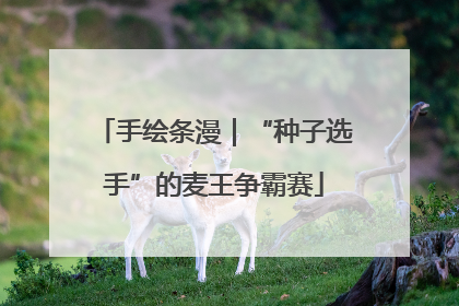 手绘条漫｜“种子选手”的麦王争霸赛