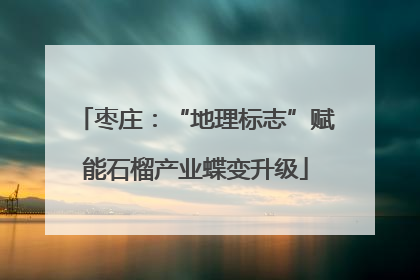 枣庄：“地理标志”赋能石榴产业蝶变升级