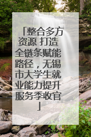 整合多方资源 打造全链条赋能路径，无锡市大学生就业能力提升服务季收官