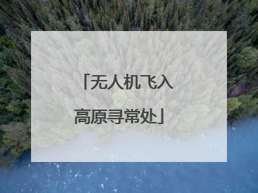 无人机飞入高原寻常处