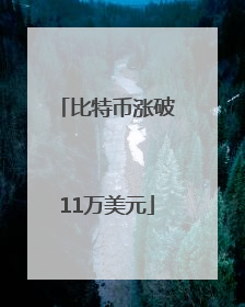 比特币涨破11万美元