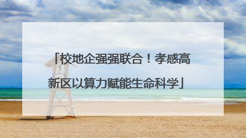 校地企强强联合！孝感高新区以算力赋能生命科学
