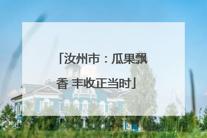 汝州市：瓜果飘香 丰收正当时
