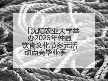 沈阳农业大学举办2025年仲夏饮食文化节多元活动点亮毕业季 “辽宁优品”进校园首站启动