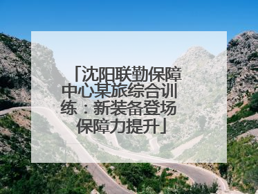 沈阳联勤保障中心某旅综合训练：新装备登场 保障力提升