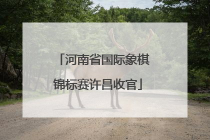 河南省国际象棋锦标赛许昌收官