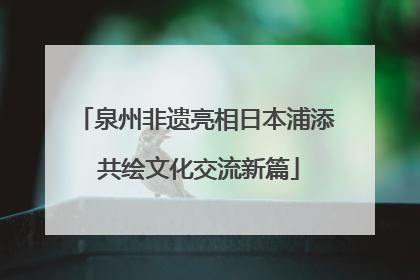 泉州非遗亮相日本浦添 共绘文化交流新篇