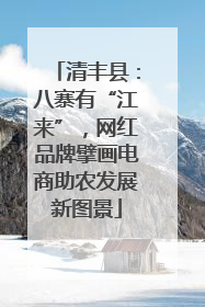 清丰县：八寨有“江来”，网红品牌擘画电商助农发展新图景