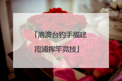 港澳台钓手福建霞浦挥竿竞技