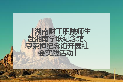 湖南财工职院师生赴湘南学联纪念馆、罗荣桓纪念馆开展社会实践活动