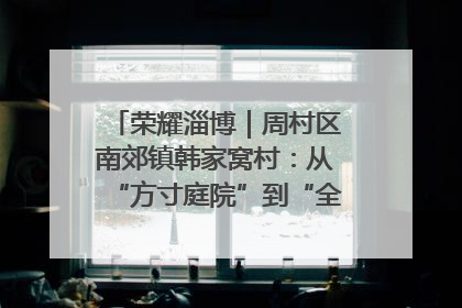 荣耀淄博｜周村区南郊镇韩家窝村：从“方寸庭院”到“全域文明”，乡村振兴的“美学革命”