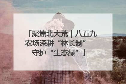 聚焦北大荒｜八五九农场深耕“林长制” 守护“生态绿”