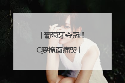 葡萄牙夺冠！C罗掩面痛哭
