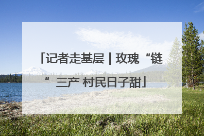 记者走基层｜玫瑰“链”三产 村民日子甜