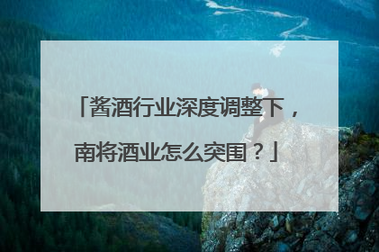 酱酒行业深度调整下，南将酒业怎么突围？
