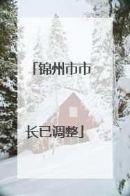 锦州市市长已调整