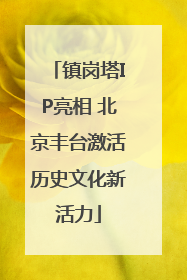 镇岗塔IP亮相 北京丰台激活历史文化新活力