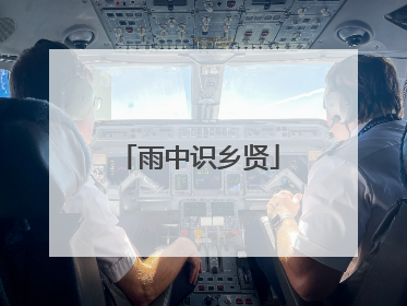 雨中识乡贤