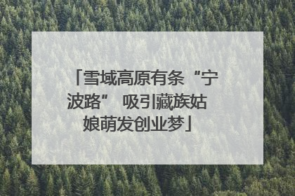 雪域高原有条“宁波路” 吸引藏族姑娘萌发创业梦